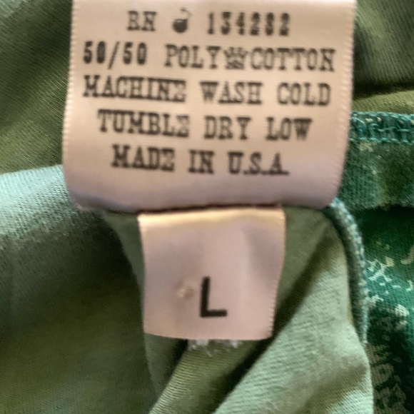 T.Rains Mens green singlet size large monkey faces chest 40” length is 28 in - Picture 8 of 8